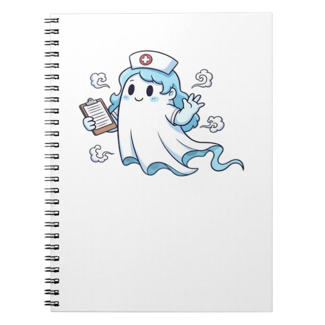 Spösköterska  Spookily Omvårdande och Whimsically  Anteckningsbok (Framsidan)