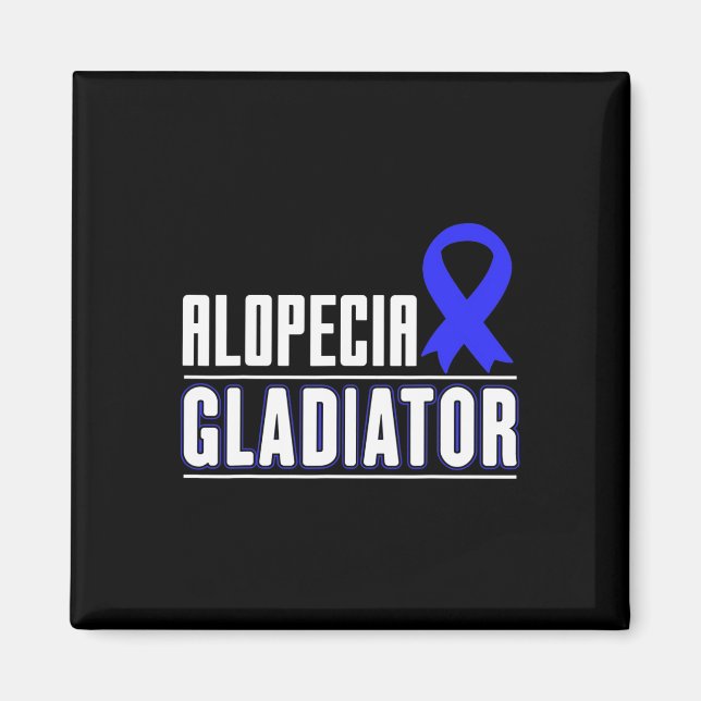 Spot- Balationspatienter Alopeci Areata Aw Aw Magnet (Framsidan)