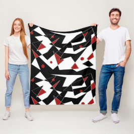 Spot, Red Bollar Fleece Blanket