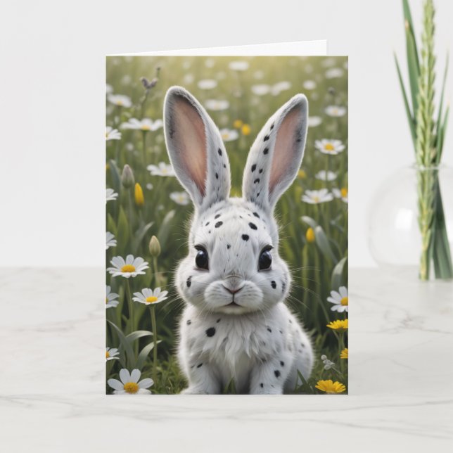 Spoted Bunny Helgkort (Framsida)