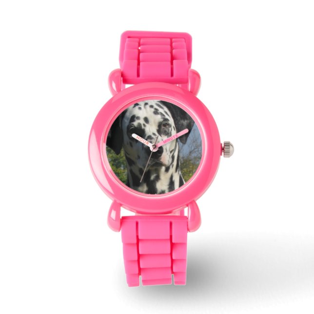 Spoted Dalamtian Hund Armbandsur (Framsida)