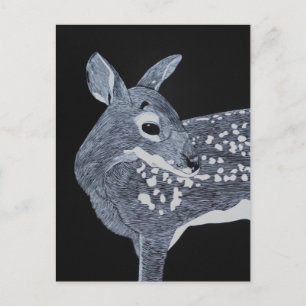 Spoted Fawn Vykort