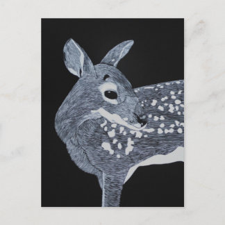 Spoted Fawn Vykort