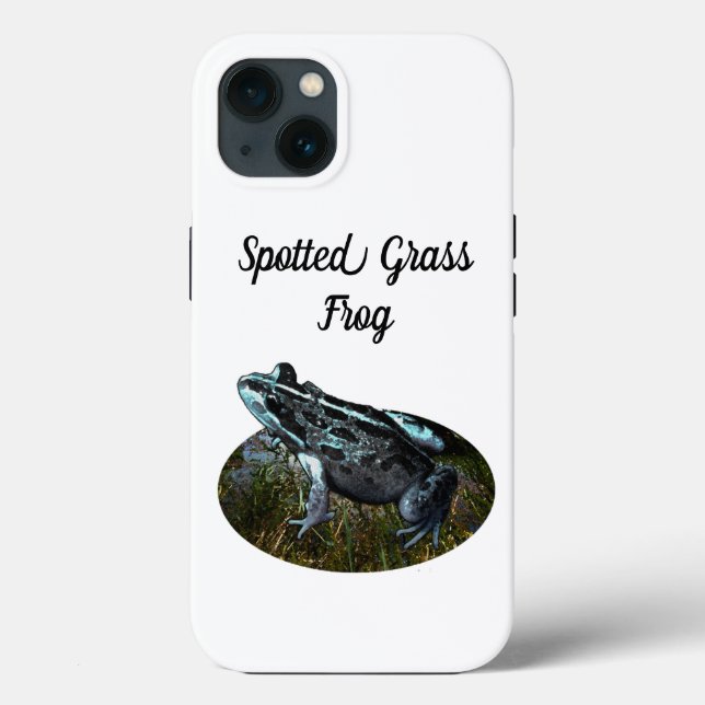 Spoted Grass Frog, iPhone 13 Fodral (Baksida)