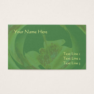 Spoted Gult Lily Flower Visitkort