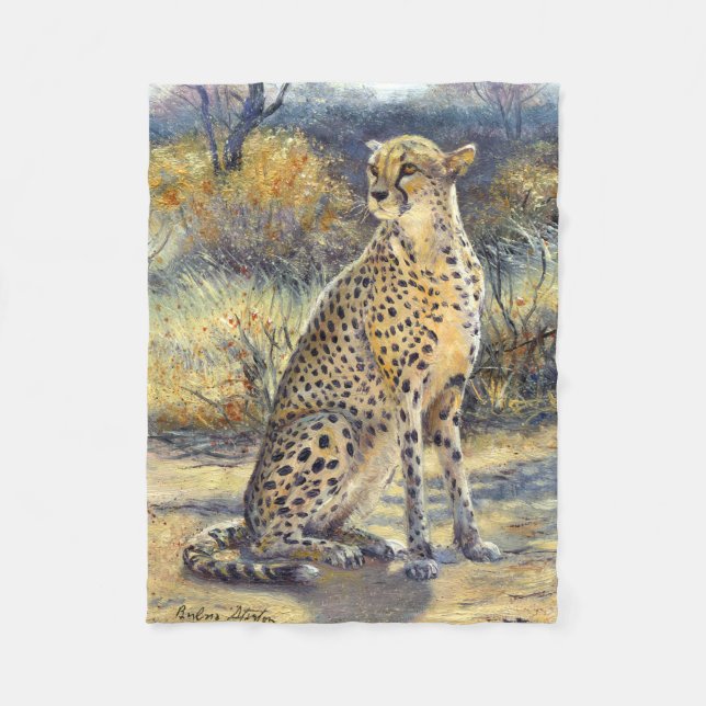 "Spoted Huntress" Blanket Fleecefilt (Framsidan)