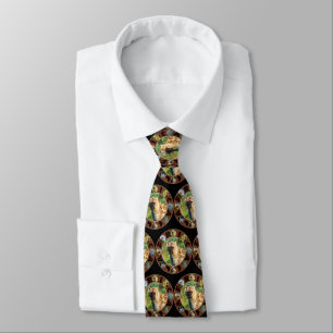 Spoted Hyena Afrika Circle Neck Tie Slips