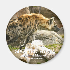 Spoted Hyena Magnet