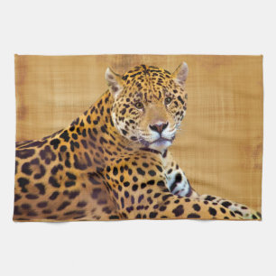 Spoted Jaguar Big Cat-älskare #Gift Kökshandduk