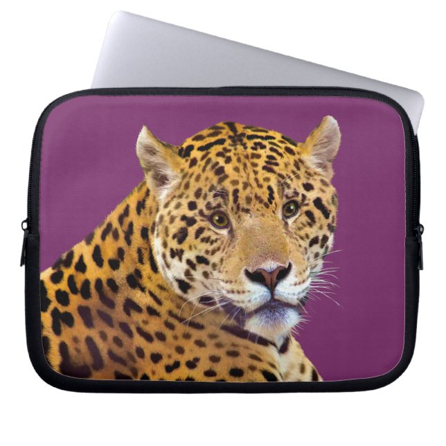 Spoted Jaguar Big Cat-älskare #Gift Laptop Fodral (Framsidan)