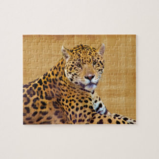 Spoted Jaguar Big Cat-älskare #Gift Pussel