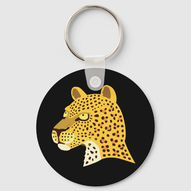 Spoted Leopard Nyckelring (Framsida)