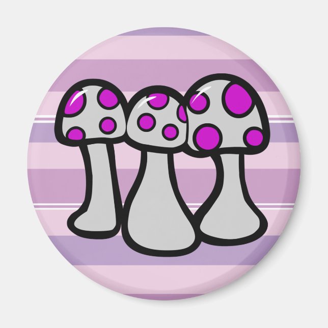 Spoted Mushroom Magnet (Framsidan)