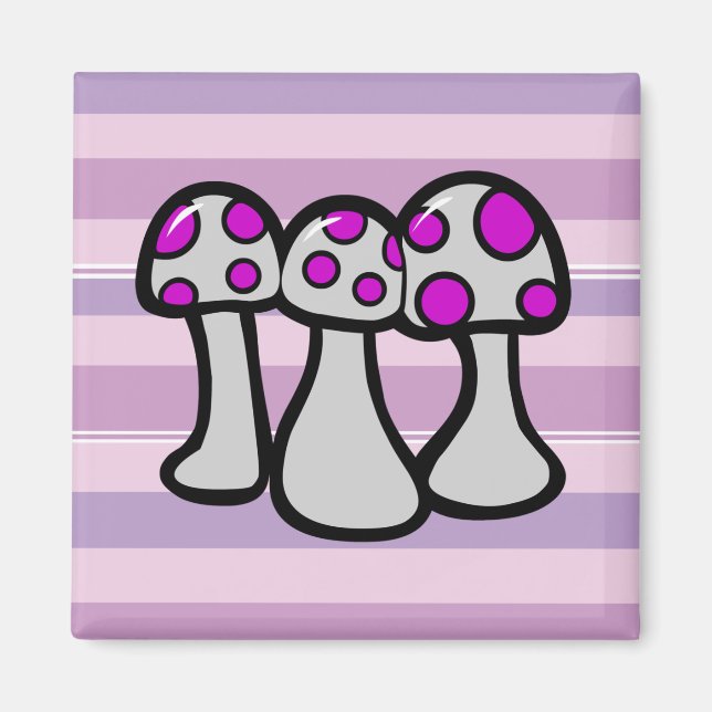 Spoted Mushroom Magnet (Framsidan)