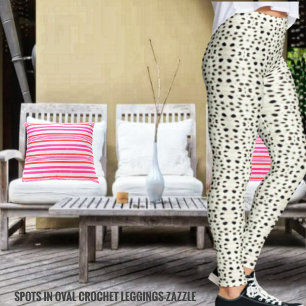 Spoter i Oval Crochet Leggings