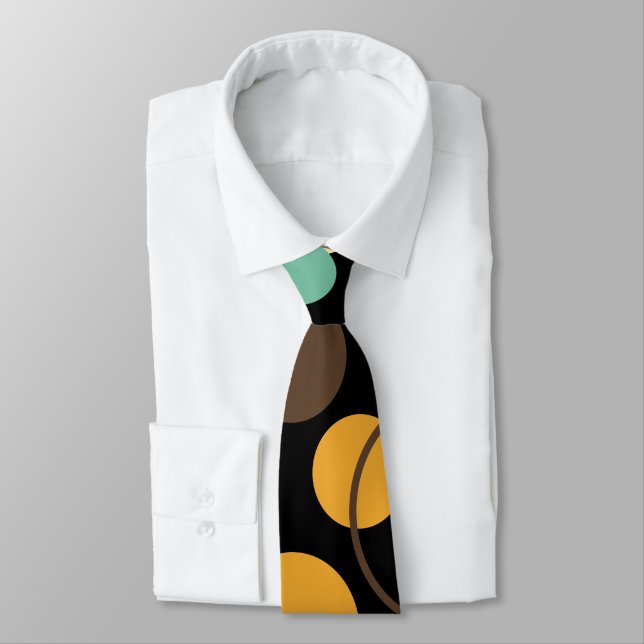 Spoter och cirklar 02 slips (Bunden)