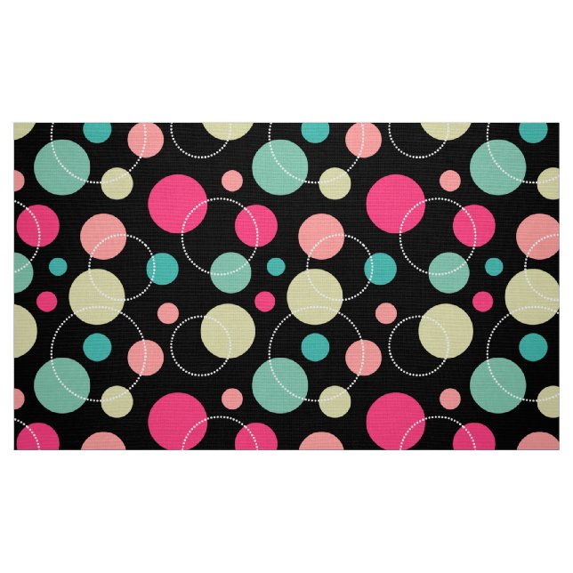 Spoter och cirklar 150816 tyg (Fat Quarter)