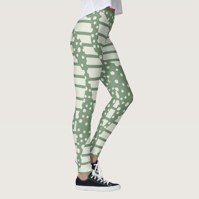 Spoter och Rand 2 - Grönt Leggings (Höger)