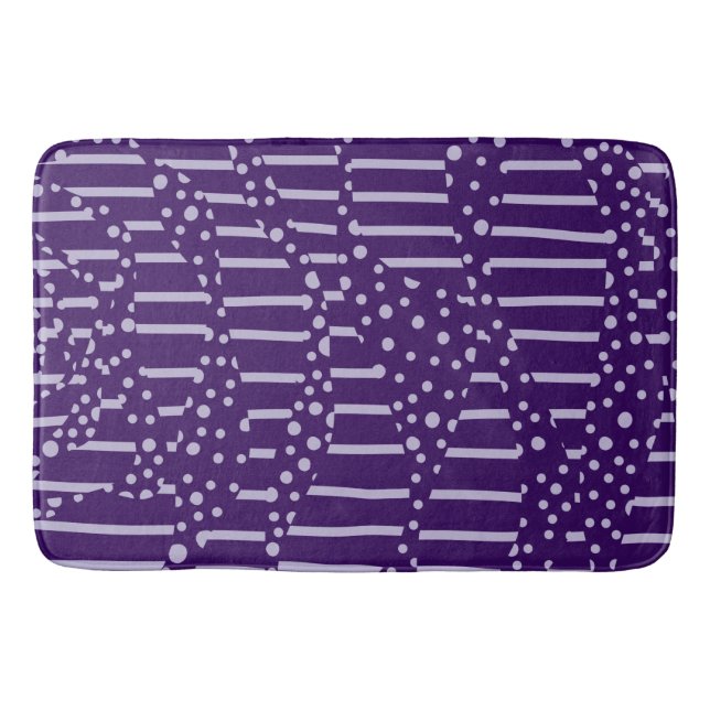 Spoter och Rand 2 - Lila Badrumsmatta (Framsidan)