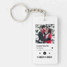 Spotify Kärlek Anpassade Keychain