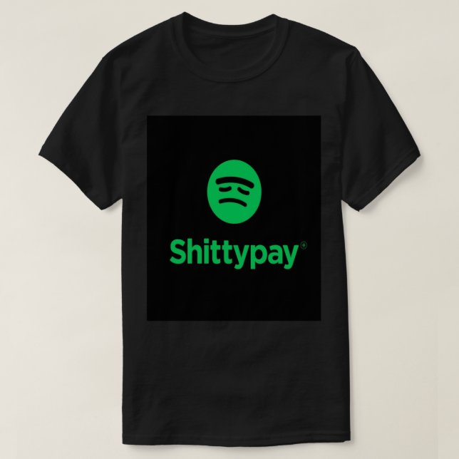Spotify Sticker T Shirt (Design framsida)