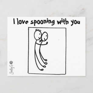 Spoting Kärlek Postcards Vykort