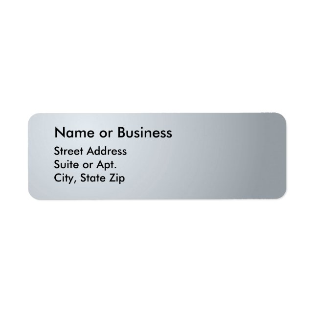 Spotlight-design för anpassningsbar Färg Returadress Etikett (Framsidan)