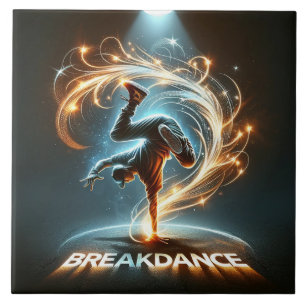 "Spotlight Groove" - dansa i rampljuset dans! Kakelplatta
