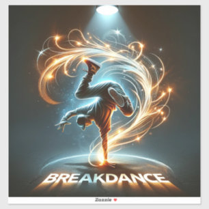 "Spotlight Groove" - dansa i rampljuset dans! Klistermärken