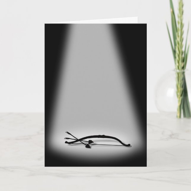 Spotlight på Cupides Bow Helgkort (Framsida)