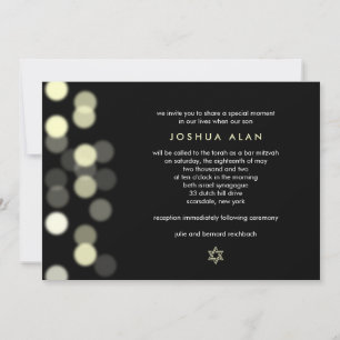 Spotlight Pub/Bat mitzvah inbjudan
