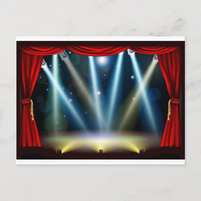 Spotlight-teaterstadium Vykort (Framsida)