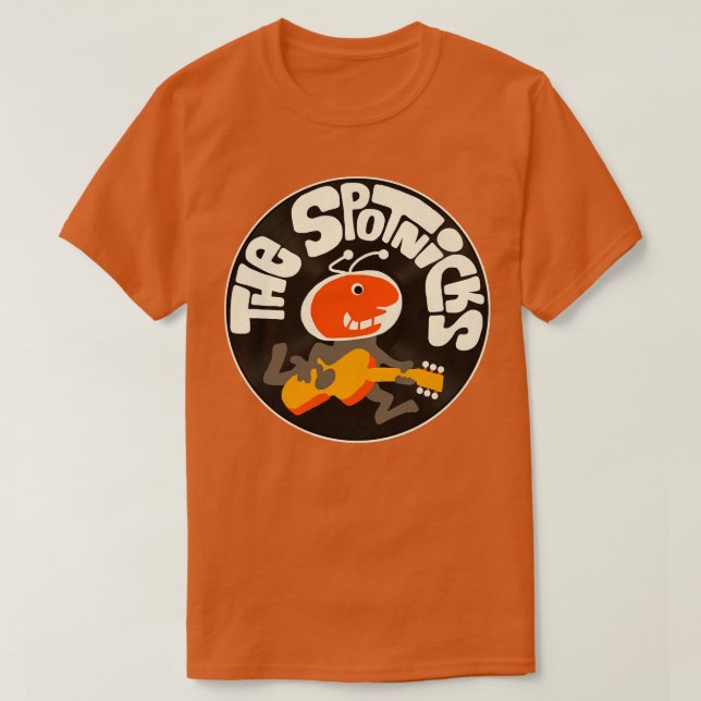 Spotnicks 60-talet Svenska Instrumental Sten T Shirt (Design framsida)
