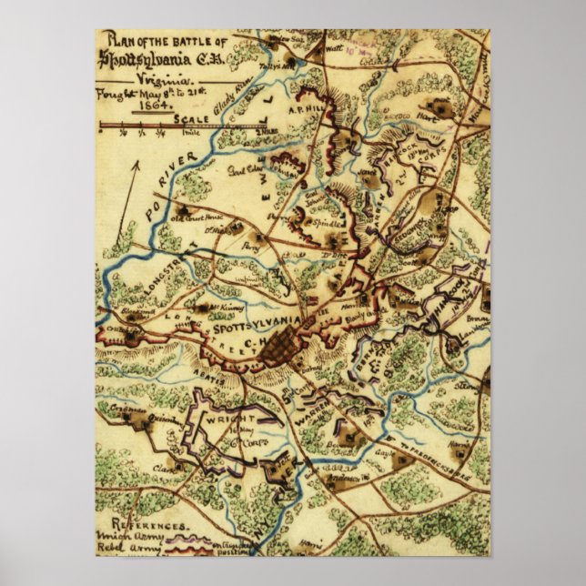 Spotsylvanias domstol poster (Framsidan)