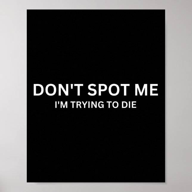 Spotta mig inte  poster (Framsidan)