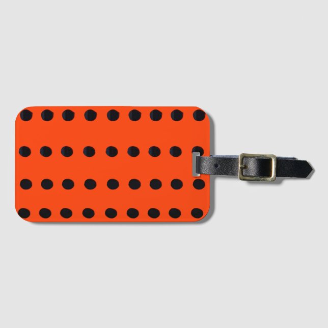 Spottag-tagg Bagagebricka (Framsida horisontal)