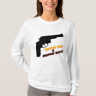 Spottar eld & släpper beats t shirt
