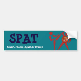 SPOTTAT: Ila folk mot trumf Bildekal