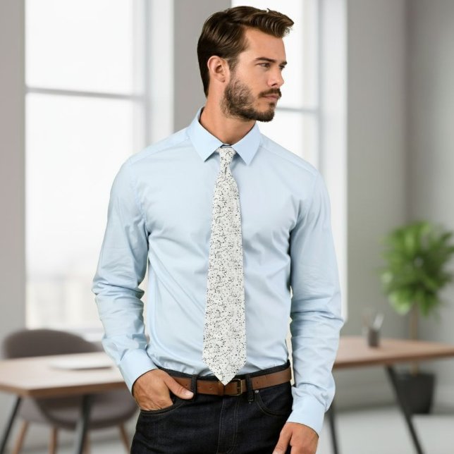 Spotted tie, white and black tie, modern wedding  slips (Skapare uppladdad)