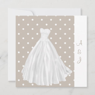 SPOTTED WHITTED GOWN WEDDING-ANBUD INBJUDNINGAR