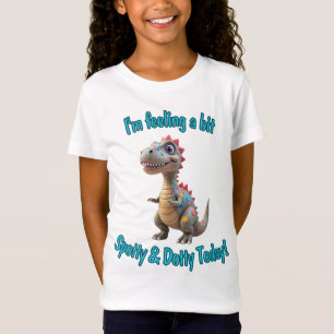 Spotty Dino Dot Day Roligt Kids T Shirt