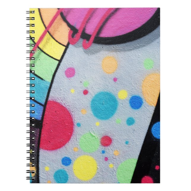 spotty graffiti anteckningsbok (Framsidan)