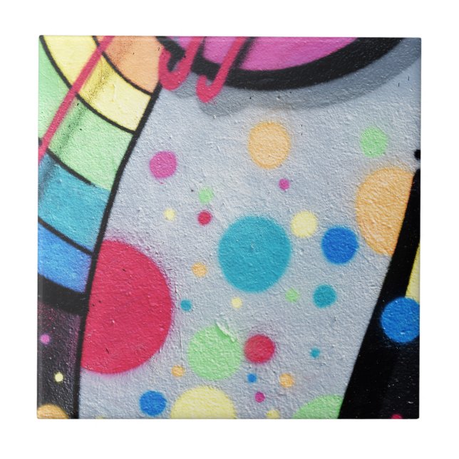 spotty graffiti kakelplatta (Framsidan)