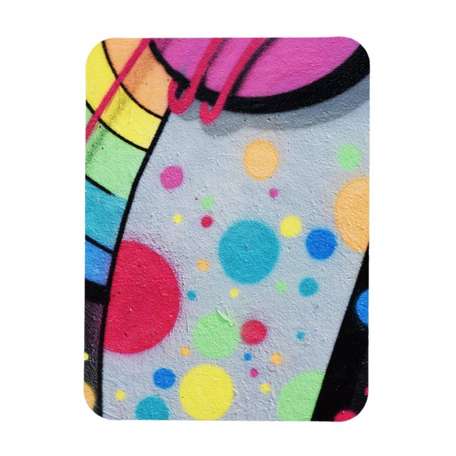 spotty graffiti magnet (Vertikal)