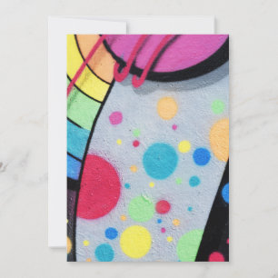 spotty graffiti tack kort
