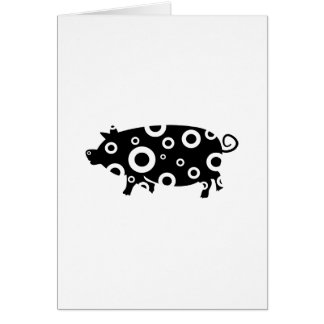 Spotty Gris Hälsningskort
