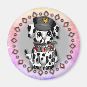 Spotty Police Hund magnet