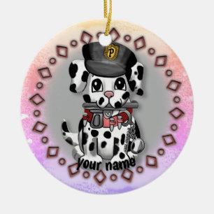 Spotty Police Hund ornament