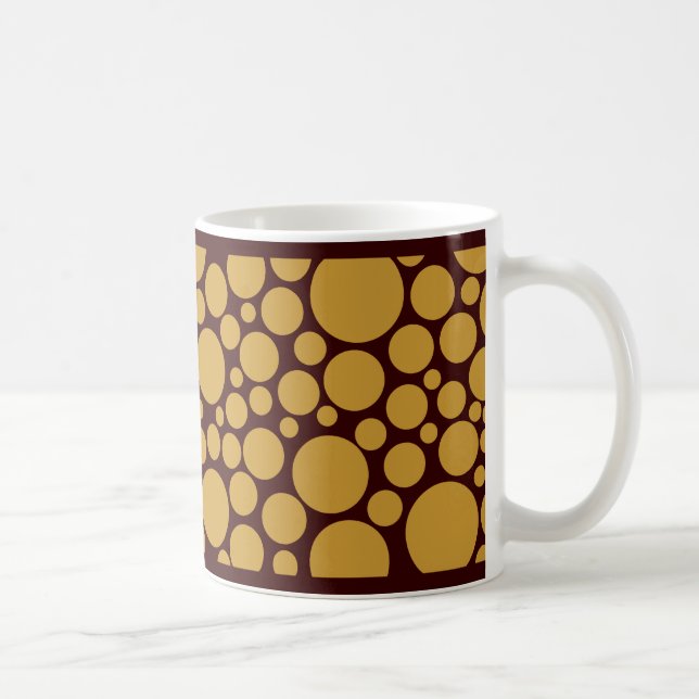 Spotty Shades of Coffee Kaffemugg (Höger)