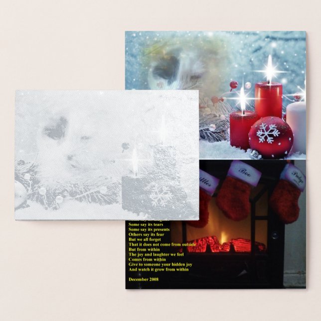 Spotty's jul Foil Card Folierat Kort (Display)
